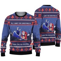All I Want For Christmas Is More Time For Jiu Jitsu Ugly Christmas Sweater