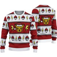 Pika Raichu Christmas Ugly Sweater