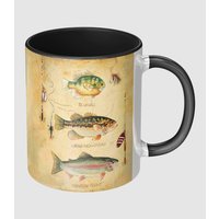 Species Of Fish Fisherman's Porcelain Coffee Mug