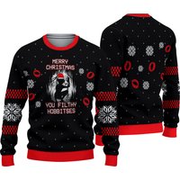 Filthy Hobbitses Ugly Christmas Sweater From The Lord Of The Rings Series