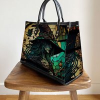 Mysterious Witch -leather Handbag