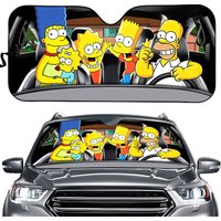 The Simpsons Car Sun Shades, The Simpsons Auto Sunshade
