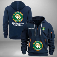 Personalized Name Old Dominion Freight Line 2d Quarter Zip Hoodie