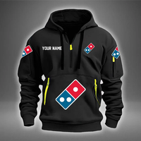 Personalized Domino's Pizza 2d Quarter Zip Hoodie Htvq12136