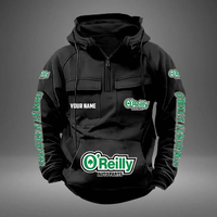 O'reilly Auto Parts Quarter Zip Hoodies Tactical Hooded Sweatshirts With Pockets