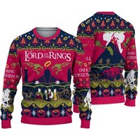 Lord Of The Rings One Sweater To Rule Them All Ugly Christmas Sweater