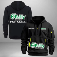 Personalized Name O Reilly Auto Parts 2d Quarter Zip Hoodie