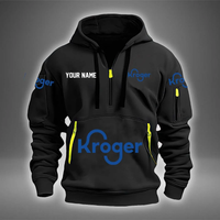 Personalized Name Kroger 2d Quarter Zip Hoodie Htvq12138