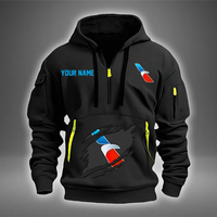 American Airlines 2d Quarter Zip Hoodie Xths2716