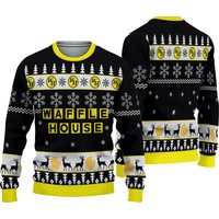 Christmas Waffle House Ugly Sweater, Waffle House Xmas Sweater