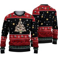 Pug Christmas Tree Ugly Christmas Sweater