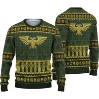 Warhammer 40k Imperium Christmas Ugly Sweater, Video Game Xmas Sweater Gift