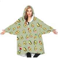 Avocado Fleece Blanket Hoodies