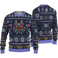 Majoras Mask Legend Of Zelda Ugly Christmas Sweater, Legend Of Zelda