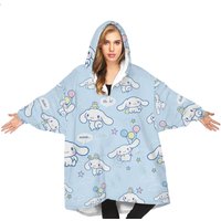 Personalizable Cinnamo Bunny Rabbit Annie Oversized 3d Printed Blanket Hoodie
