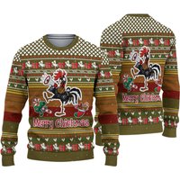 Chicken Christmas Ugly Sweater, Chicken Farm Christmas Sweater