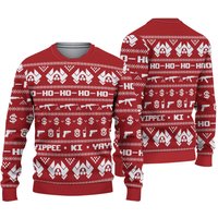 Ho Ho Ho Yippee Ki Yay Ugly Christmas Sweater