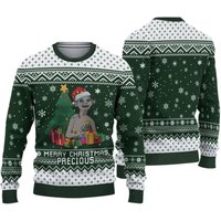 My Precious Lotr Ugly Sweater, My Precious Meme Xmas Ugly Sweater