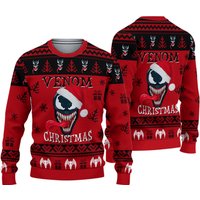 Venom Just Waiting For Christmas 2024 Last Dance Ugly Sweater