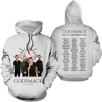 Godsmack Music Band Tour 3d Hoodie