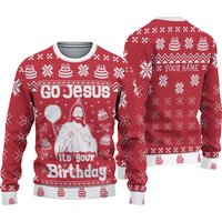Celebration Ugly Sweater For Jesus' Birthday - Holiday Christmas Sweater For Christians