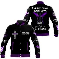 Ozzy Osbourne The Prince Of Darkness Hall Of Fame 2024 Baseball Jacket