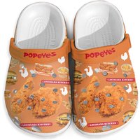 Popeyes Clogs, Fast Food Clogs, Louisiana Kitchen Clog, Popeyes Fan