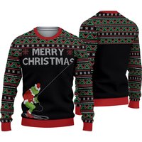 Grin-ch Stole Christmas Ugly Christmas Sweater, Funny Character All Over Print Sweater