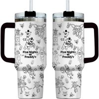 Five Nights At Freddy's 40oz Tumbler, Five Nights At Freddy's Tumbler