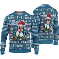 Christmas Saturday Night Live Ugly Sweater, Matt Foley Well Holiday Sweater
