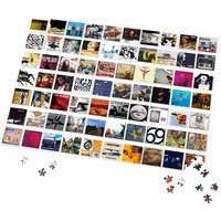 90s Alternative Rock Nostalgia Album Cover Puzzle Jigsaw For Dedicated Grunge Music Enthusiasts