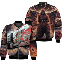 Custom Made To Order God Zilla King Of Monsters Bomber Jacket