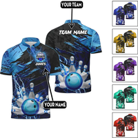 Custom Bowling Jersey For Team, Gift For Fan, Bowling Lovers Bo0171
