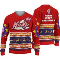 Merry Kirby Christmas Ugly Sweater