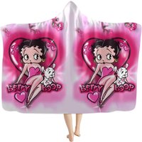 Betty Boop Hooded Blanket