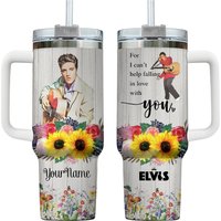 Elvis Presley 40oz Tumbler - King Of Rock And Roll