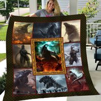 Godzilla King Of The Monsters Fleece Blanket