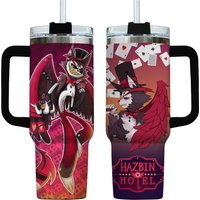 Husk Hazbin Hotel 40oz Tumbler, Husk Tumbler, Hazbin Hotel 40oz Tumbler
