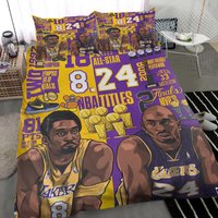 Kobe Bryant Bedding Set Football Lovers Gift Room Single Double Queen King