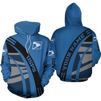 Personalized Postal Service Hoodie, 3d Printed Hoodie