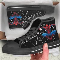 Peter Parker Inspired Canvas Shoes