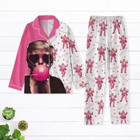 Trump Dancing Pajamas Set, Trump Is My Valentine Pajamas Sets