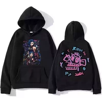 Arcane Jinx Black Hoodie, League Of Legends Charecters Hoodie