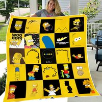 The Simpsons Blanket, The Simpsons Fleece Blanket