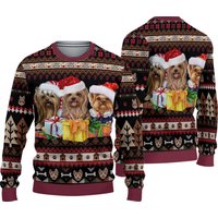 Yorkshire Ugly Christmas Sweater Us1946, Knitted Ugly Christmas Sweater