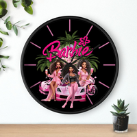 Melanin Barbie Wall Clock