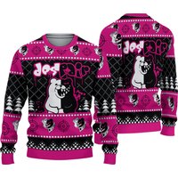 Monokuma Despair Danganronpa Ugly Christmas Sweater