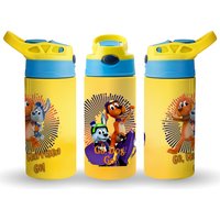 Go Dog Kids Bottle For Girls And Boys 12oz Birthday Gift With Name Personalized