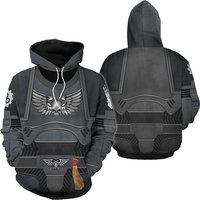 Space Marines Black Templars Costume Hoodie Cosplay Joggers