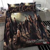The Vampire Diaries Fitted Sheet Bedding Sets Bed Sheet Soft Pillowcases